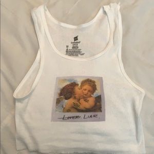 LOVER LIAR CROP TANK